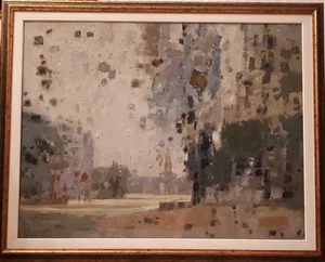 COSIMO SPONZIELLO (Tuglie)-Olio su tavola 90x70 cm - Castello Sforzesco a Milano - Foto 1 di 4