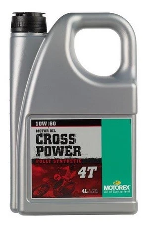 MOTOREX Huile moteur Cross Power 4T 10W60 motocross enduro 100% synthèse 4litres - Photo 1/1