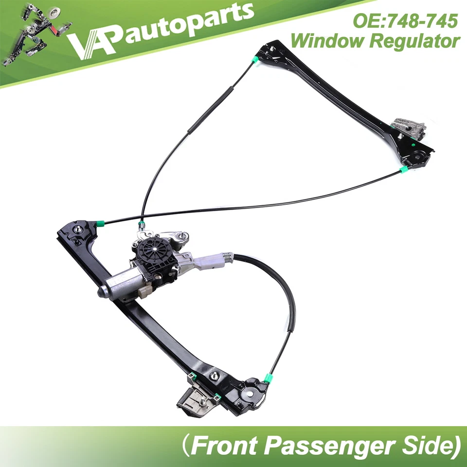 For BMW 323Ci 325Ci 330Ci M3 328Ci Power Window Regulator Front Right w/ Motor - Image 1 of 4