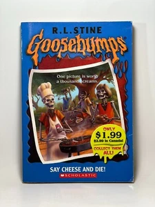 8th Print #4 Say Cheese and Die 1 Goosebumps Book Vintage Stine Series Reprint - Picture 1 of 21