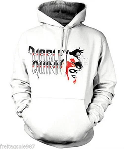 BATMAN HARLEY QUINN hooded sweat-shirt cotton officially licensed - Imagen 1 de 2