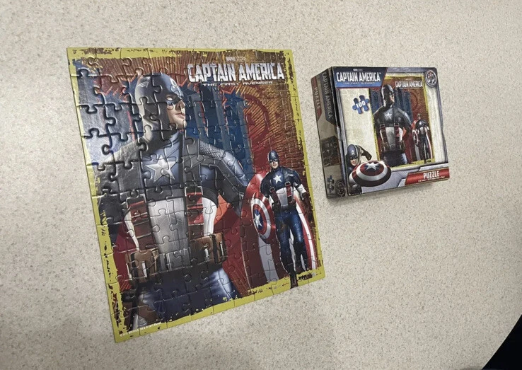 Puzzle Marvel Capitán América el Primer Vengador 100 piezas Foto 1 de 4