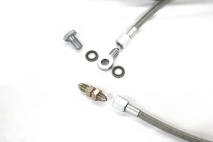AN-3 OUTLET HOSE KIT, Braided Hose, suit PE Racing Pedals #PE-005-4011 - Picture 1 of 12