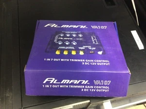 1 in 7 out Video Output with Trimmer Gain Control 3DC 12V Output ALMANI #7227 - Picture 1 of 3