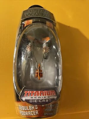 NUEVO Star Wars Hasbro Titanium Series 2009 Sebulba's Podracer Micro Máquinas Nuevo en Caja Foto 1 de 2