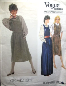 Vogue American Designer Pattern 2872 Geoffrey Beene Size-10 - Picture 1 of 10