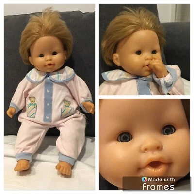 Bébé COROLLE 1996 - POUPÉE GARCON BÉBÉ SUCE POUCE - 36 CM - corolle 96 3-S M-10 - Photo 1/4
