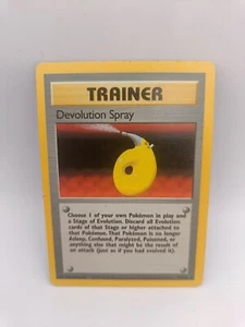 Devolution Spray 72/102 - Pokemon TCG - Base - WOTC Rare Trainer Card Non-Holo - Picture 1 of 4