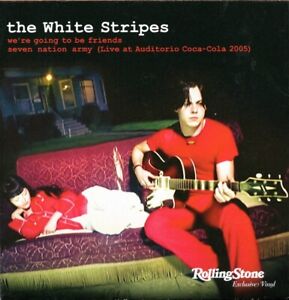 THE WHITE STRIPES - LIMITED EDN. GERMAN PS  SINGLE - WE'RE GOING TO  BE FRIENDS