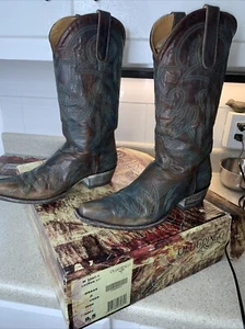 BOTAS ANTIGUAS GRINGO PARA HOMBRE 91/2 D M1097-1 latón 2006 con caja - Imagen 1 de 22