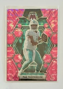 Tua Tagovailoa 2023 Panini Mosaic Camo Pink Mosaic Prizm #143 🐬 Dolphins - Picture 1 of 3