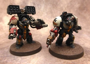 Warhammer 40k Space Marines Deathwatch Terminators Well Painted - Picture 1 of 3