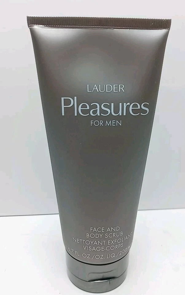 Exfoliante facial y corporal ESTEE LAUDER Pleasures For Men GRANDE 6,7 oz / 200 ml NUEVO Foto 1 de 4