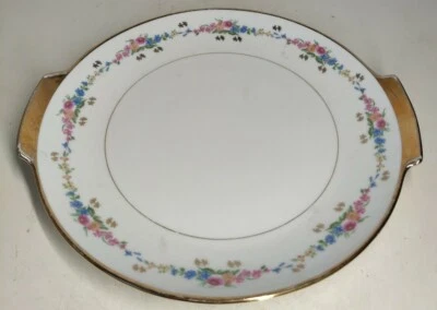 Rare Ancienne Plat en porcelaine Limoges France D 26 cm Vierzon signé - Photo 1/4