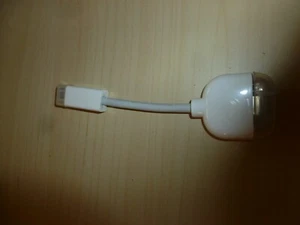 Mini-DVI zu VGA Adapter, neuwertig (z. B. für ältere Apple Notebooks) - Bild 1 von 3