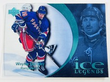 1997-98 Upper Deck Ice Legends Wayne Gretzky #90 Unpeeled New York Rangers HOF