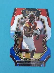 2022 Panini Select #198 Terry McLaurin Commanders Red White Blue Die-Cut Prizm - Bild 1 von 2