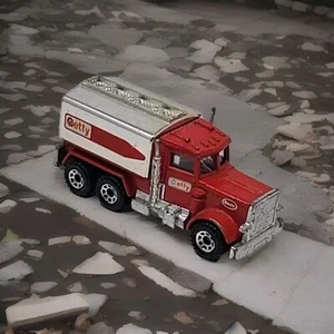 Vintage Matchbox Peterbilt Getty Diecast Gas Tanker Truck Made In Macau 1981 - Picture 1 of 16