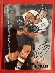 1999 Be a Player Millennium #186 Dan McGillis Auto Philadelphia Flyers - Picture 1 of 2