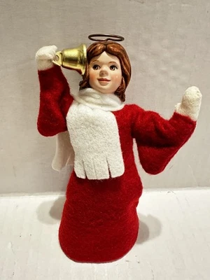 Simpich Angels Hanging  Natalie holding Bell  Made In Colorado - Image 1 of 4