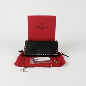 Valentino Rockstud WOC Chain Clutch Crossbody Bag 0561 140685678 - Foto 1 di 13
