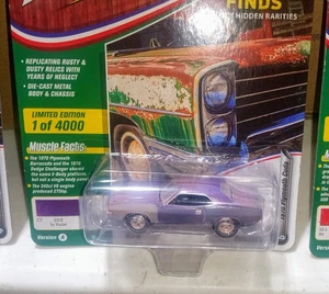 Johnny Lightning Barn Finds - Proyecto Plymouth Cuda 1970 - Imagen 1 de 2