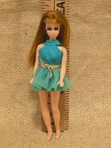 Vintage 1970's Topper Glori Dawn Doll Original "Green Fling" Mini - Picture 1 of 12
