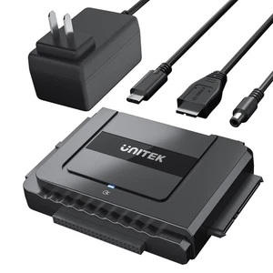 USB C zu SATA 6Gbps IDE Adapter Externe Festplatte Konverter Kit für Univers... - Bild 1 von 6