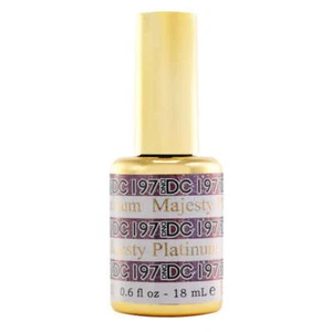 DND DC Platinum Glitter Gel Polish #197 - Majesty - Picture 1 of 1