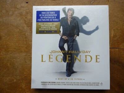 JOHNNY HALLYDAY:  Legende: 20 Trks  SEALED New 2 X CD 2022 - Image 1 of 2