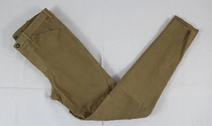 Ralph Lauren Brown Lamb Suede Cotton Blend Pants Sz 12 $1298 BNWT 100% Authentic - Picture 1 of 1