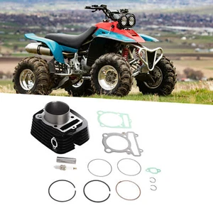 ⊹ATV Cylinder Piston Top End Kit Black 55V‑11633‑00‑00 For Big Bear 350 4x4 - Picture 1 of 12