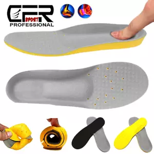 Orthotic Shoe Insoles Inserts Flat Feet Arch Support Plantar Fasciitis Foot Pain - Picture 1 of 15
