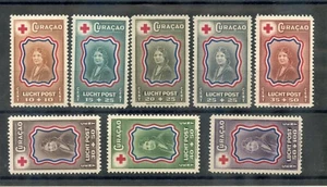 NETHERLANDS ANTILLES Sc CB13-20(MI 212-9)*VF LH OR OG, 1944 AIRMAIL SET $36 - Imagen 1 de 1