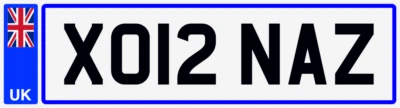 NAZ 😎 NAZEEM NAZIR NAZIRA COOL NUMBER THEME PRIVATE REGISTRATION PLATE XO12 NAZ - Image 1 of 4