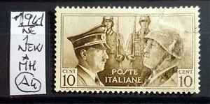 ITALY REGNO 1941 ASSE 10 CENT BRUNO OLIVA NON EMESSO NUOVO - 1 STAMP NEW* - Foto 1 di 2