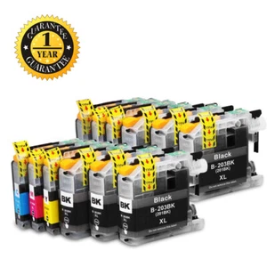 12er Pack LC-203 LC203 XL Tintenkombination für Brother MFC-J460dw MFC-J480dw MFC-J485dw - Bild 1 von 6