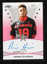 2019 Leaf Metal US Army All-American Bowl Tour /2 Ronnie Hickman #TA-RH1 Auto