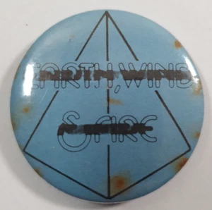 1980's Earth Wind & Fire American Music Pop Badge Plastic/Tin 43mm . - Picture 1 of 2