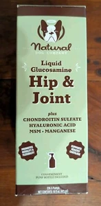 Natural Dog Company Liquid Glucosamine Hip Joint + Chondroitin Hyaluronic 16 oz - Picture 1 of 6