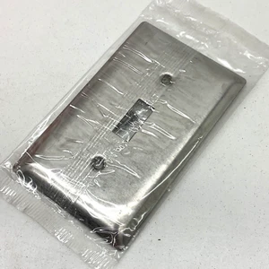 Lot of (27)Pass Seymour SS1 302SS Toggle Switch Stainless Steel Wall Plate Cover - Picture 1 of 9