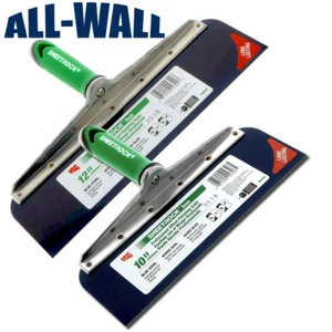 Combo de cuchillo de cinta offset para paneles de yeso USG - 10"" y 12"" acero azul, remachado - Imagen 1 de 5