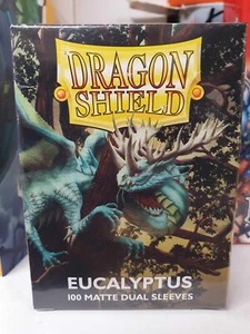 DRAGON SHIELD 100 STANDARD DUAL MATTE - EUCALYPTUS - sleeves MTG LORCANA POKEMON - Imagen 1 de 1