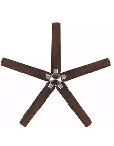 Hampton Bay Bellmore 56" Indoor Brushed Nickel Ceiling Fan DC Motor Remote - Picture 1 of 5