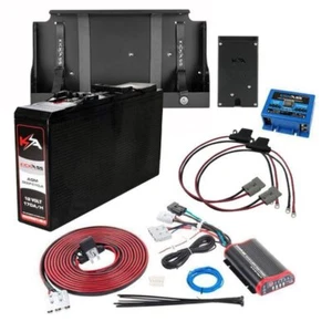 KickAss 12V 170AH AGM Battery with 25A DCDC Charger, Tray, Accessory Panel & Wir - Picture 1 of 1