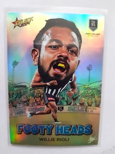 AFL 2024 Select Footy Stars FOOTY HEADS Card FH64 Willie RIOLI - PORT ADELAIDE - Picture 1 of 1