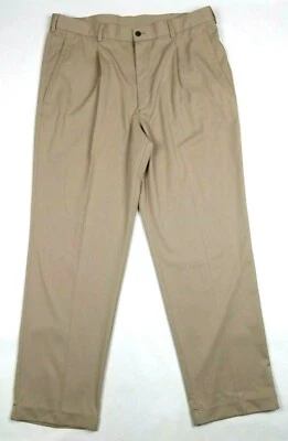NIKE GOLF Men's Pants 38 x 33 Beige Khaki Fit Dry - Image 1 of 4