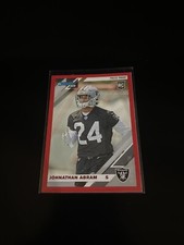Johnathan Abrams 2019 Donruss Red Press Proof RC football card Raiders 261