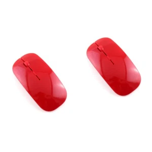 2pcs Ultra Thin Slim Mini 2.4GHz 1200 DPI USB Wireless Optical Mouse Mice - Picture 1 of 12