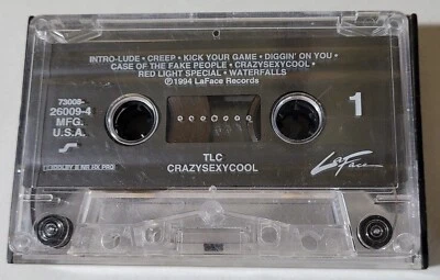 TLC – Crazy Sexy Cool Cassette Tape 1994 LaFace No Case Tested Works R&B - Imagem 1 de 3